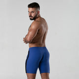 Locker Gear Side Stripe Short Blue