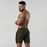 Locker Gear Side Stripe Short Khaki