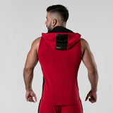 Locker Gear Backroom Sleeveless Hoody Red