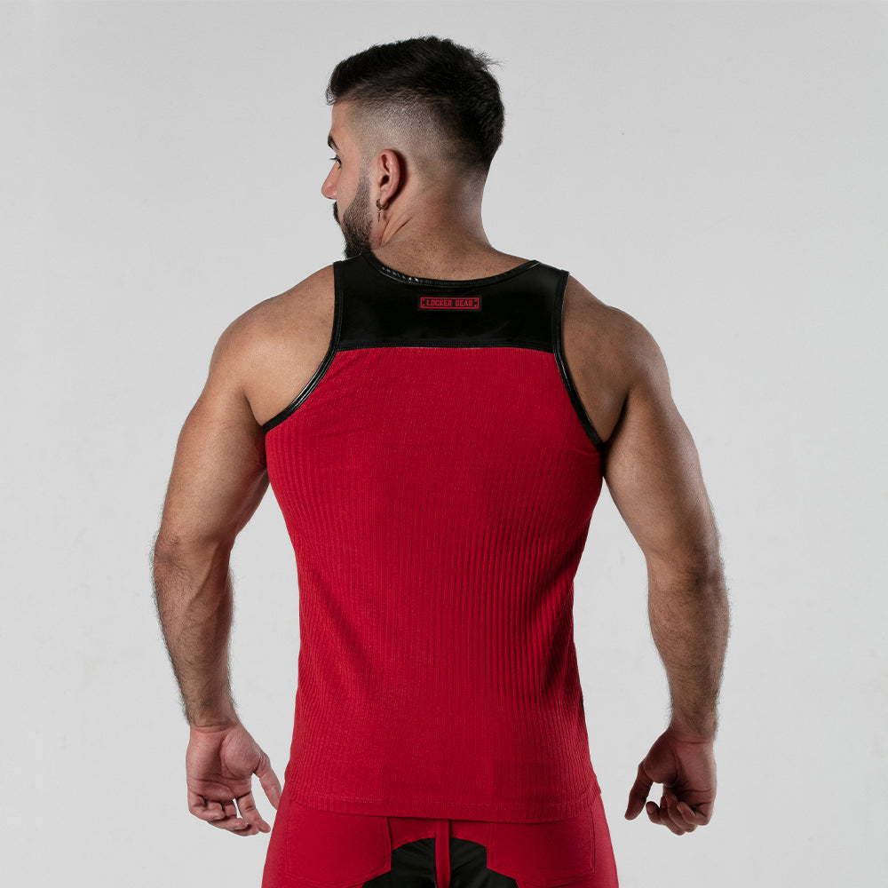 Locker Gear Backroom Tank Top Red