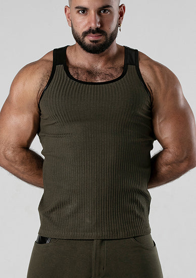 Locker Gear Backroom Tank Top Khaki