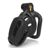 LOCK4D Armoured Bent Ring Chastity Cage