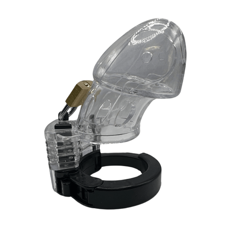 LOCK4D Deluxe Chastity Cage Clear - FETCH