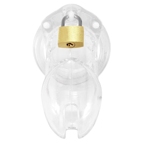 LOCK4D Original Chastity Cage L/XL Clear - FETCH