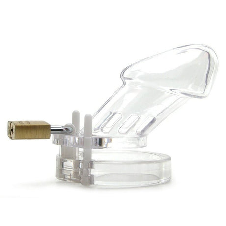 LOCK4D Original Chastity Cage L/XL Clear - FETCH