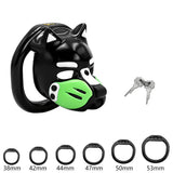 LOCK4D K9 Pup Chasity Cage Green