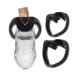 LOCK4D Rikers Chastity Cock Cage Transparent