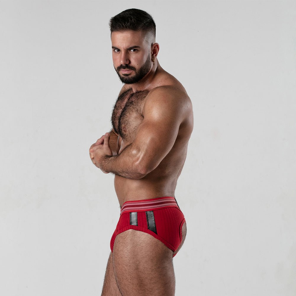 Locker Gear Backroom Backless Brief Red