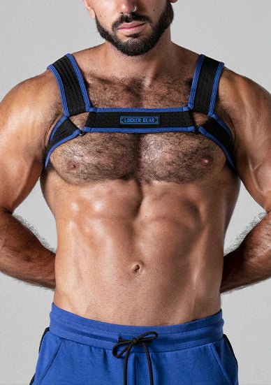 Locker Gear Mesh Harness Blue