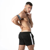 Locker Gear Sport Mesh Back Zip Short Black - FETCH