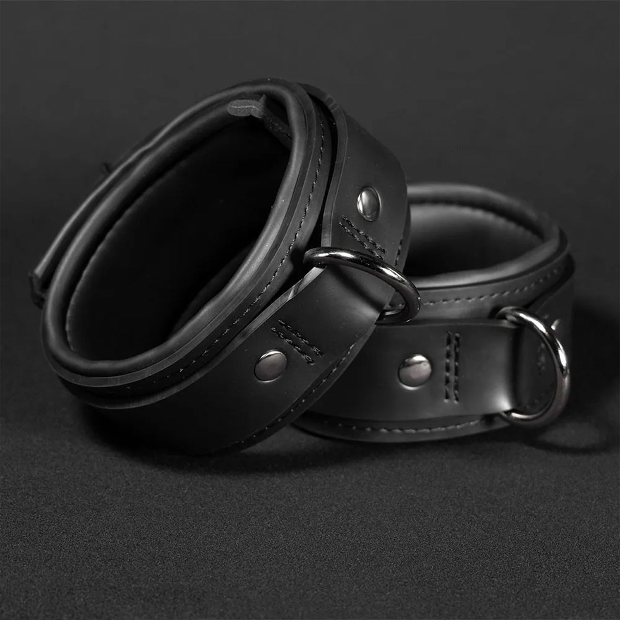 Mr S Leather Neoprene Locking Ankle Restraints