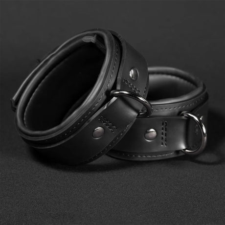 Mr S Leather Neoprene Locking Ankle Restraints