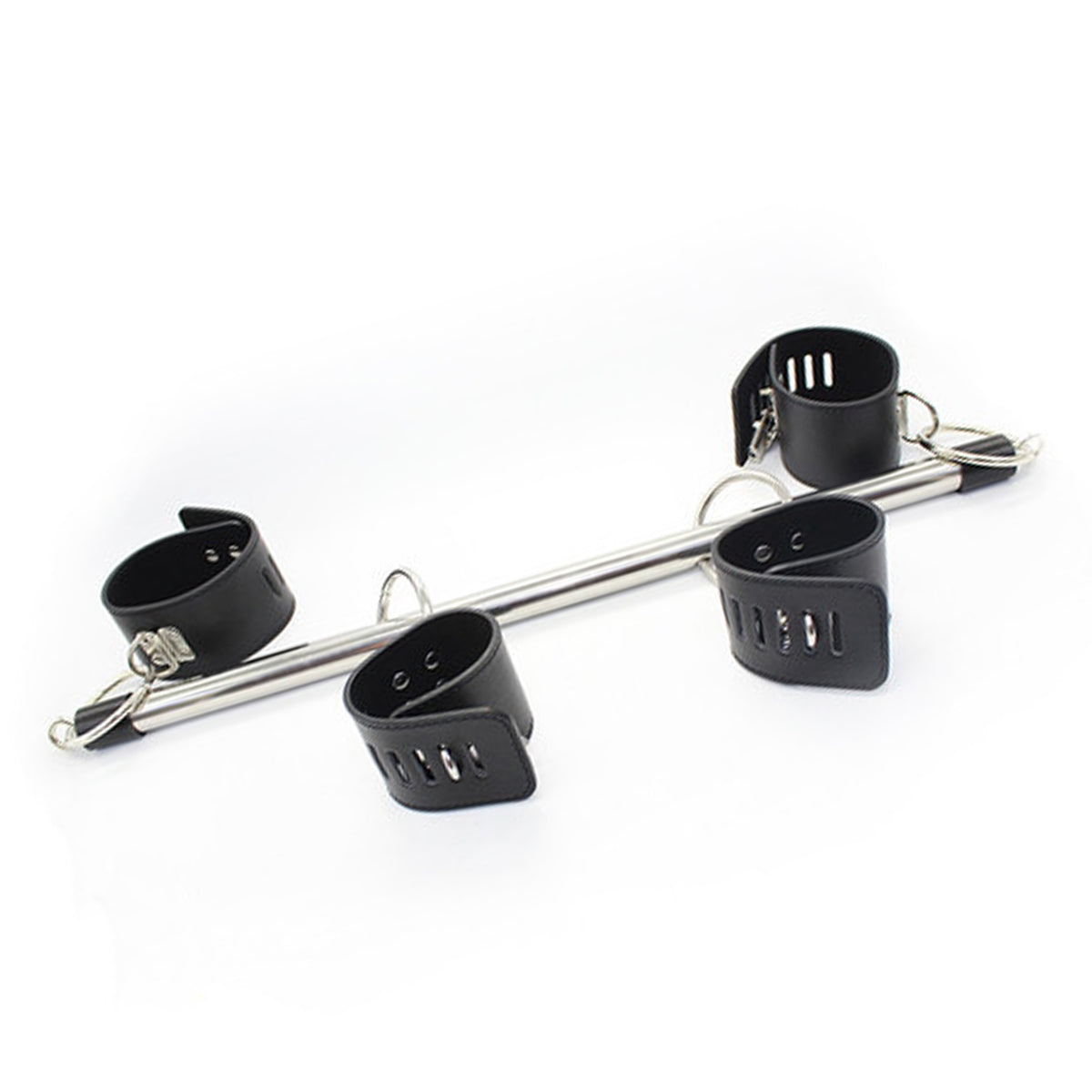 BASIXXX Bondage Spreader Bar with Locking Wrist and Ankle Restraints ...