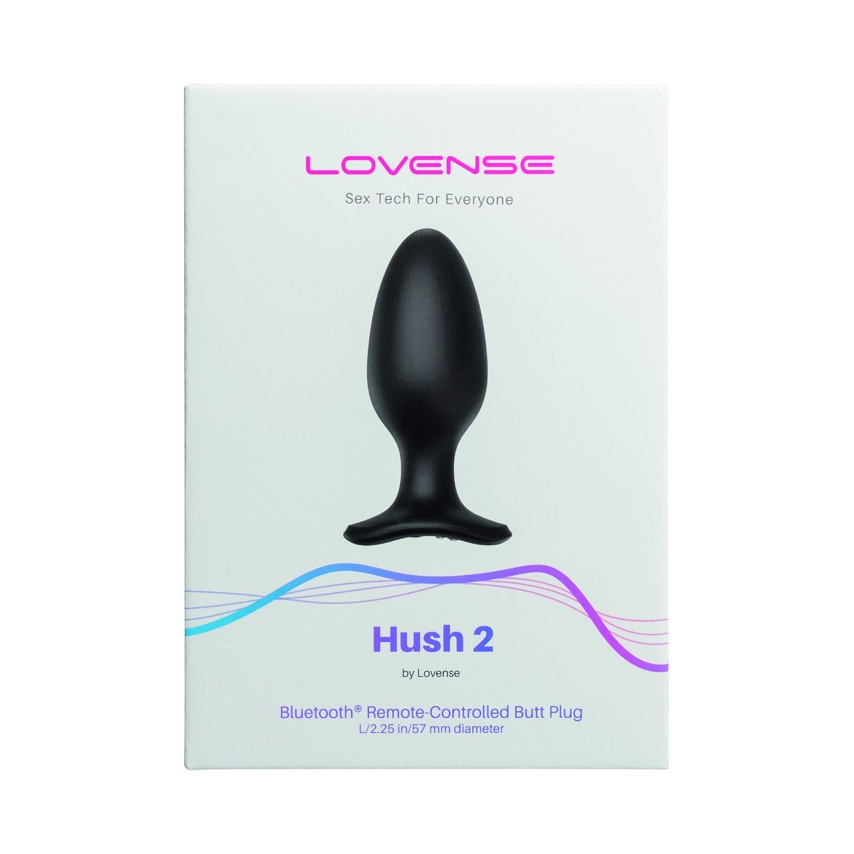 Lovense Bluetooth Hush 2 Butt Plug Large 57mm