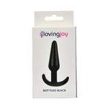 Loving Joy Butt Plug 4.5 Inch Black - FETCH