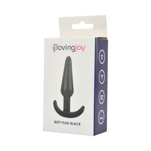 Loving Joy Butt Plug 4.5 Inch Black - FETCH