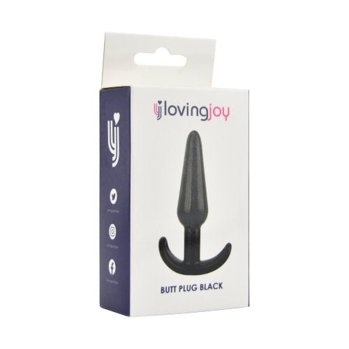 Loving Joy Butt Plug 4.5 Inch Black - FETCH