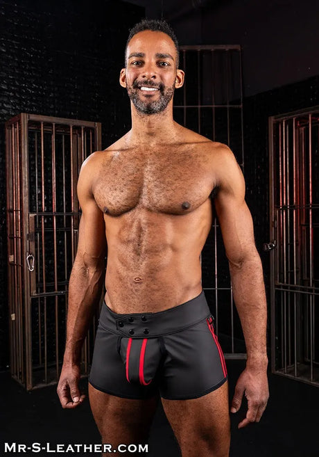 Mr S Leather FuckGear Chap Short Red