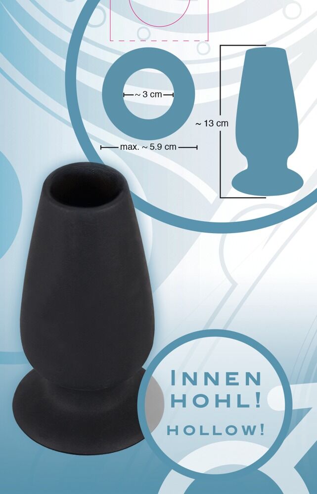 Lust Tunnel XL Tunnel Plug Black