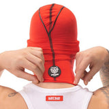 Barcode Berlin Fetish Hood Bok Red Black