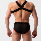 Barcode Berlin Mesh Brief Sicile Black Red