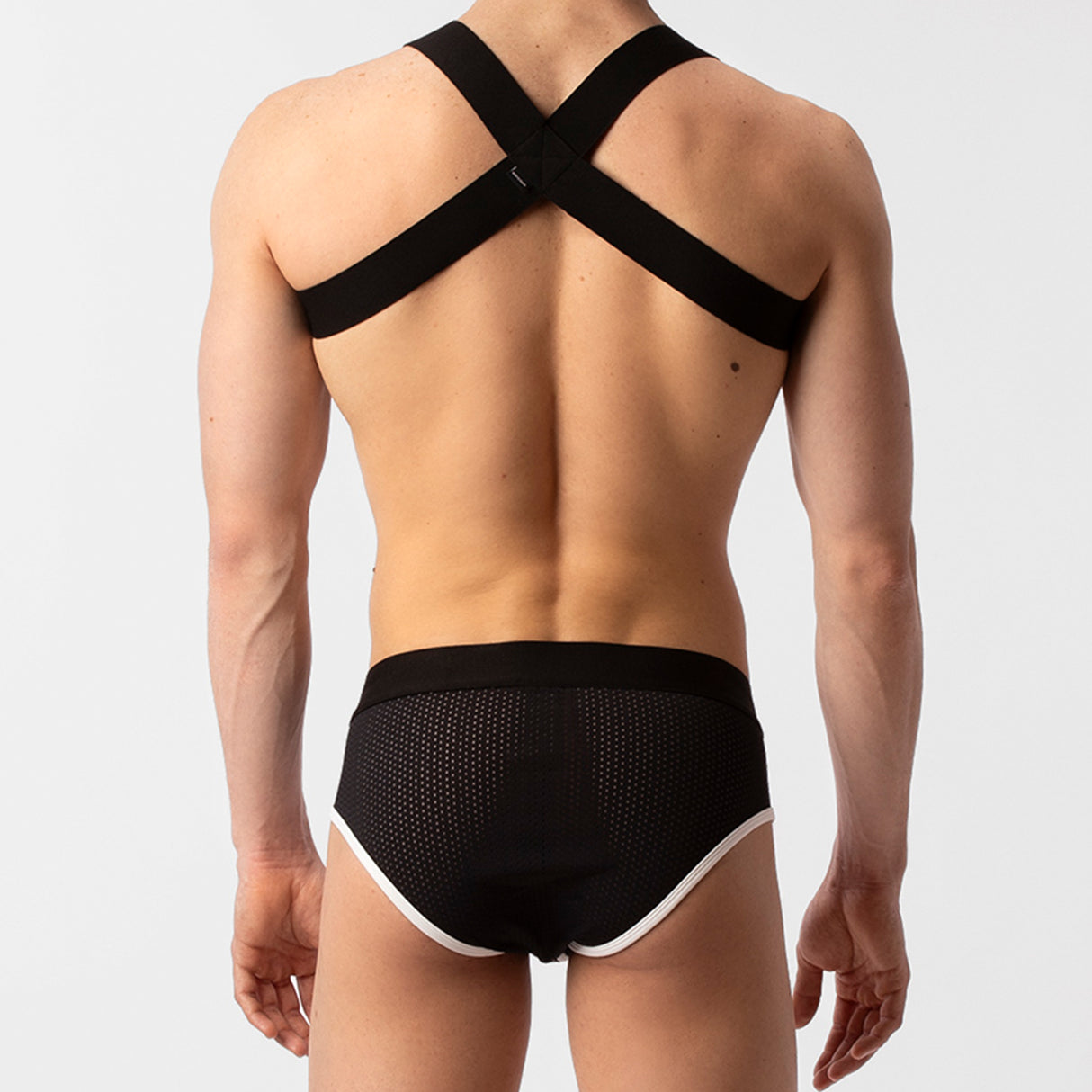 Barcode Berlin Mesh Brief Sicile Black White