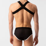 Barcode Berlin Mesh Brief Sicile Black White