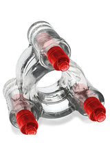 Oxballs Buzz SQUEEZE Vibrating Ballstretcher Clear