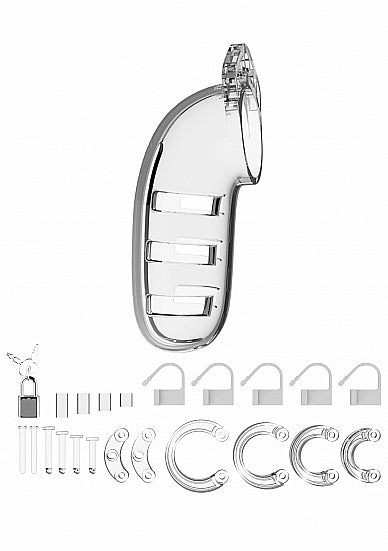 Mancage No 6 Chastity 5.5 Inch Cock Cage Transparent