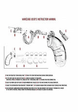 Mancage No 6 Chastity 5.5 Inch Cock Cage Transparent