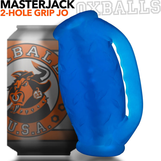 Oxballs Masterjack Masturbator Blue Ice