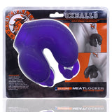 Oxballs MEATLOCKER Chastity Device Eggplant Ice