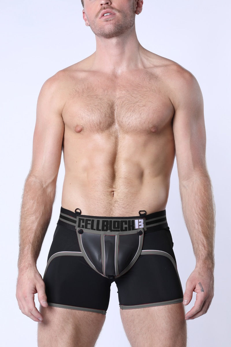 Cellblock 13 Mercury Neoprene Zipper Trunk Grey