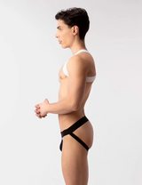 Barcode Berlin Mesh Jockstrap Tel Black White