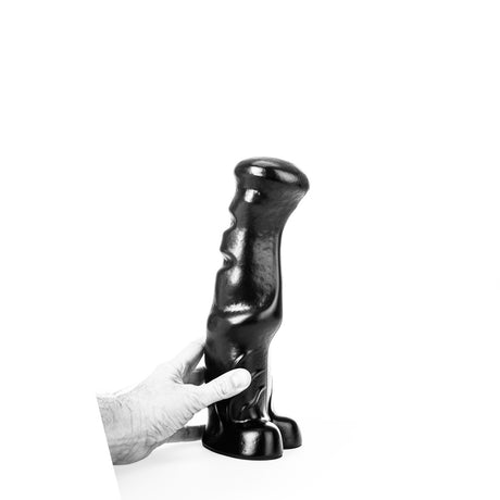 ruff GEAR Dark Knight Dildo 10.2 Inch Black