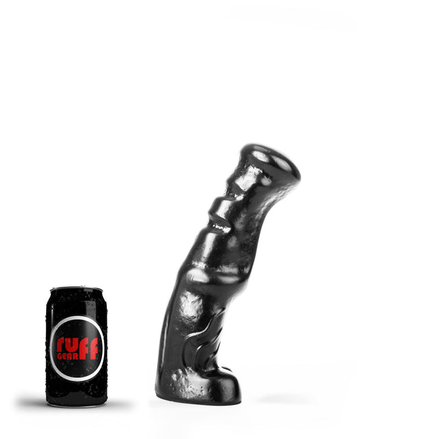 ruff GEAR Dark Knight Dildo 10.2 Inch Black