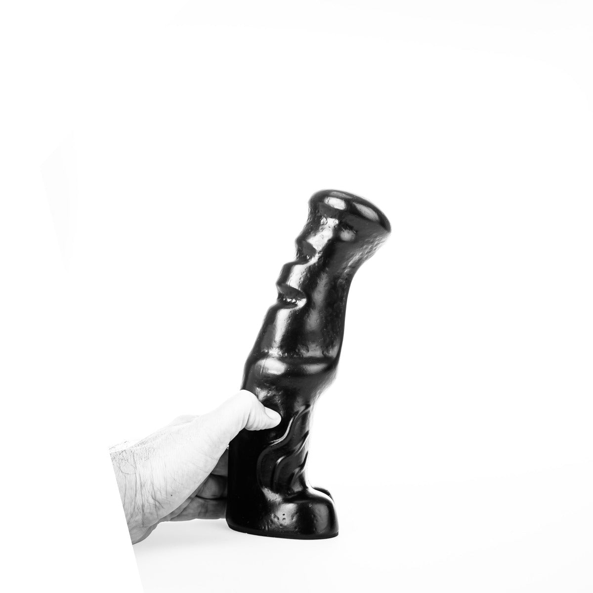 ruff GEAR Dark Knight Dildo 12.4 Inch Black