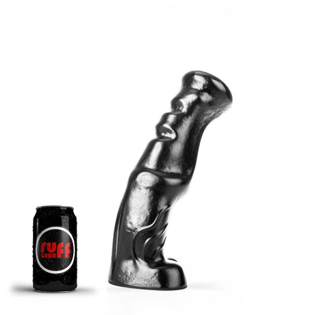 ruff GEAR Dark Knight Dildo 12.4 Inch Black