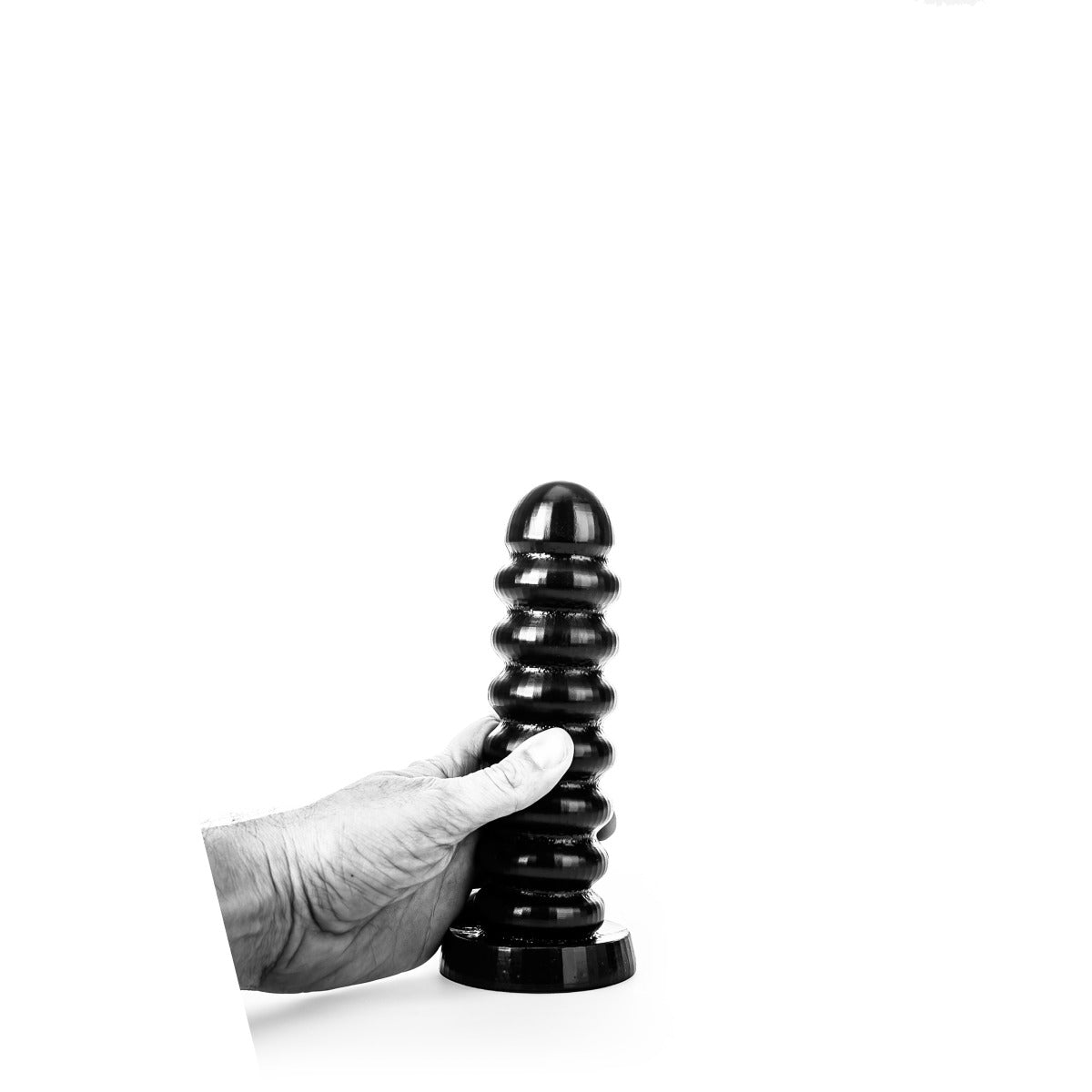 ruff GEAR Ridge Rider Dildo 8.3 Inch Black