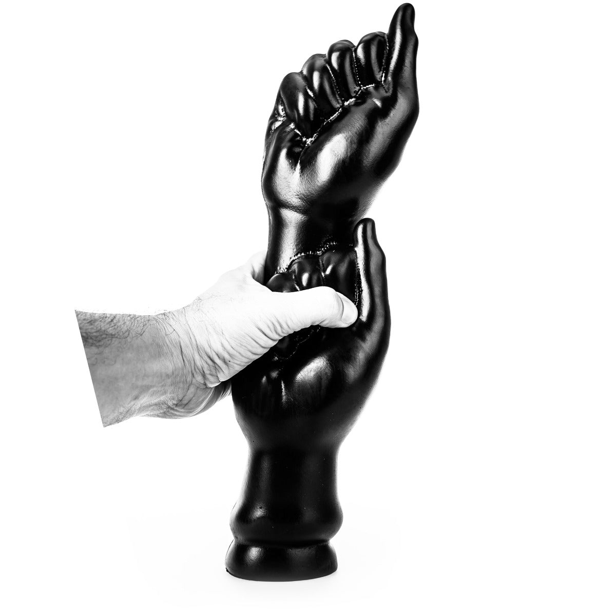 ruff GEAR Double Fist Punch Dildo 15.7 Inch Black