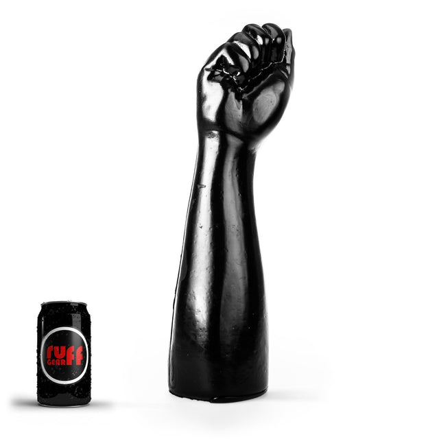 ruff GEAR Power Push Fist Dildo 14.6 Inch Black