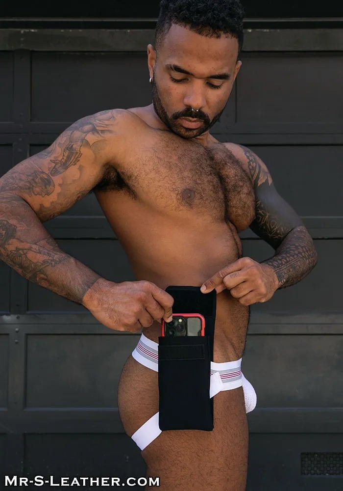 Mr S Leather Neo Sport Phone Holster Black