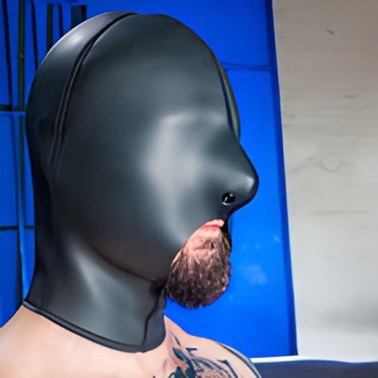 Mr S Leather Neoprene Cocksucker Hood Black - FETCH