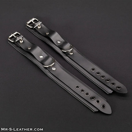 Mr S Leather Neoprene Locking Ankle Restraints