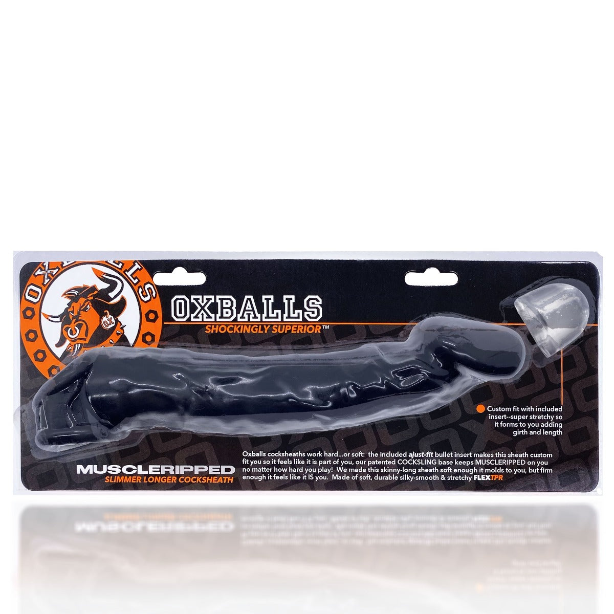 Oxballs MUSCLE Ripped Cocksheath Black