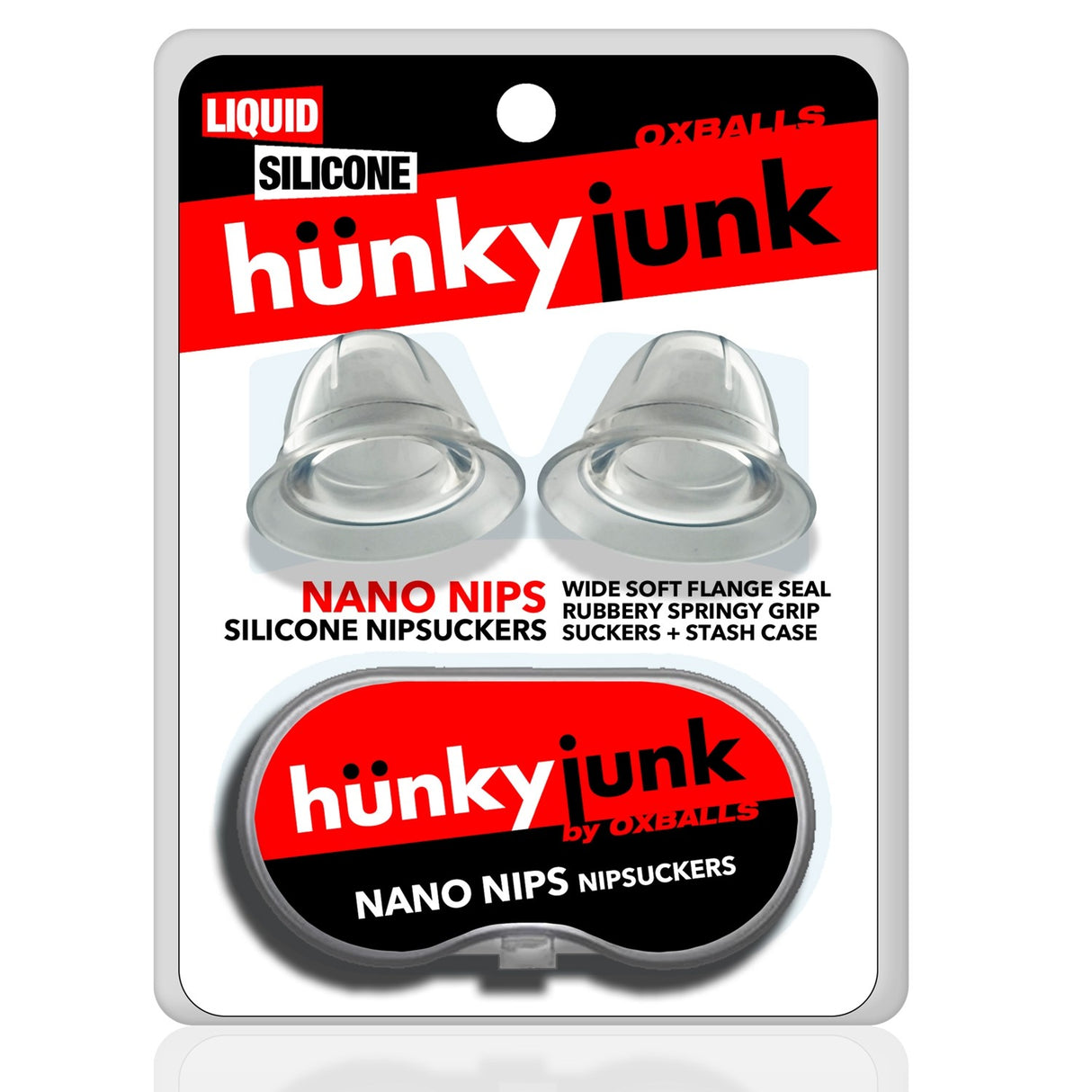 Hunkyjunk Nano Nips Suckers Clear