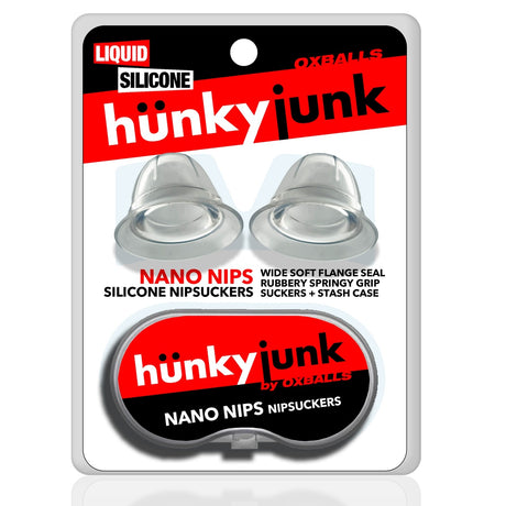 Hunkyjunk Nano Nips Suckers Clear