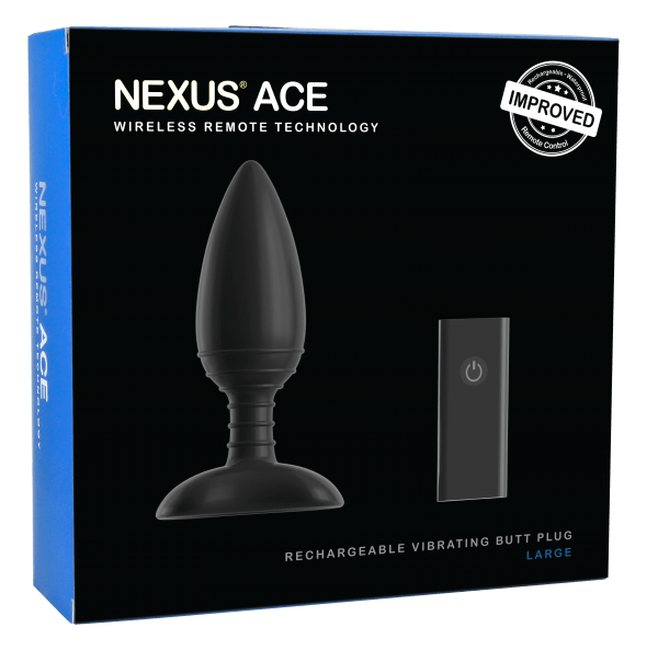 Nexus Ace Remote Controlled Butt Plug Large