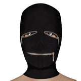 Ouch Extreme Zipper Mask Black - FETCH