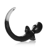 Oxballs Puppy Tail Buttplug Bulldog White Black - FETCH